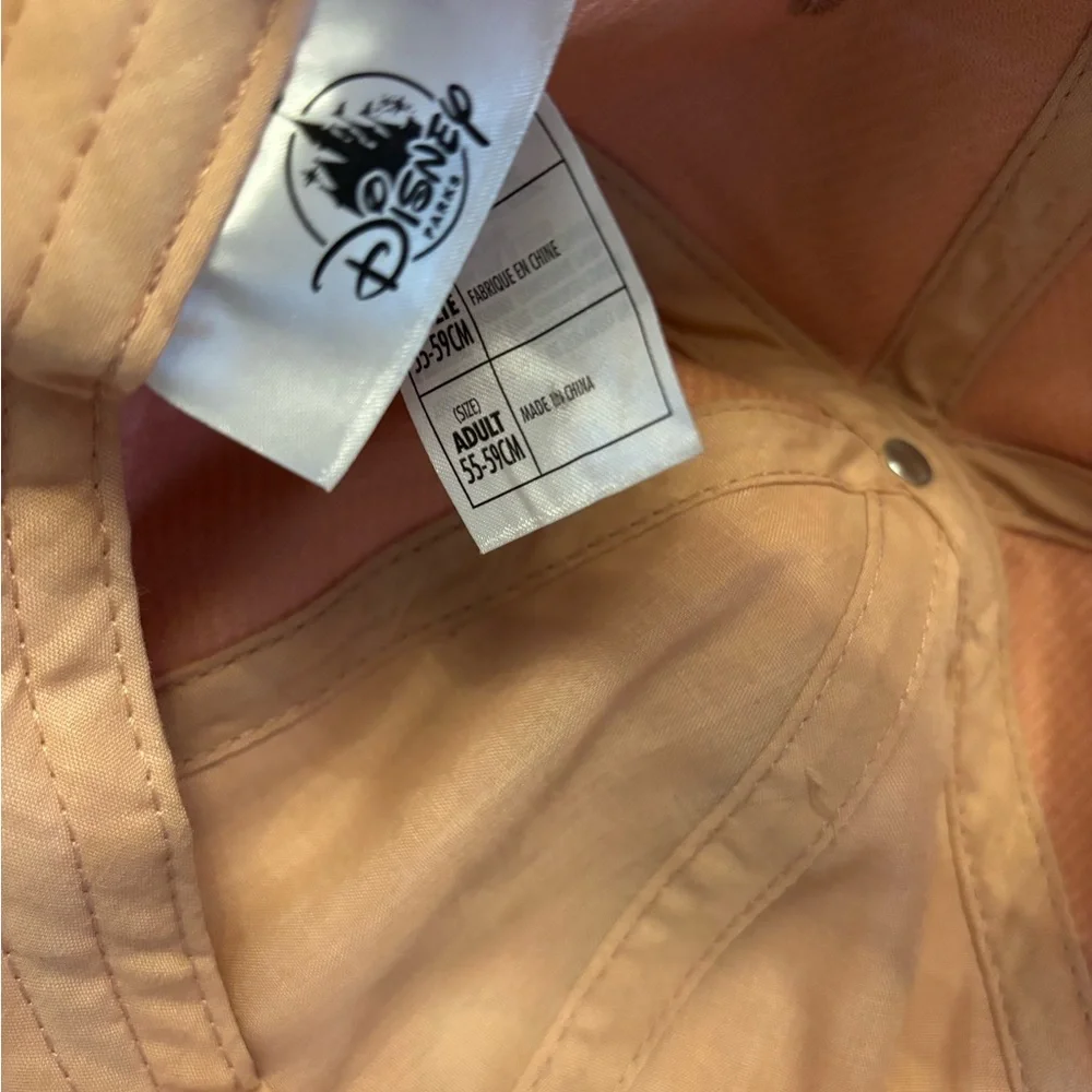 Disney Parks Rose Gold Mickey Adjustable Baseball Hat - Picture 4 of 4